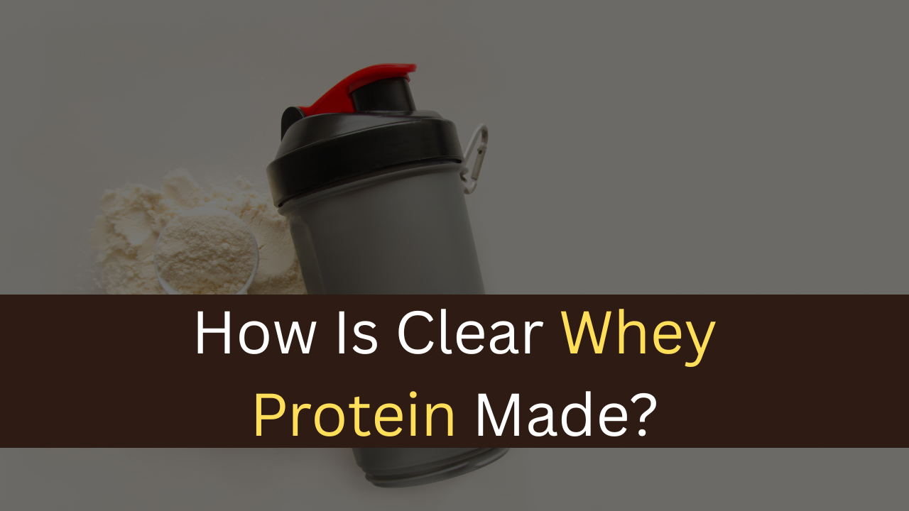 How Is Clear Whey Protein Made?-maxproteinhub